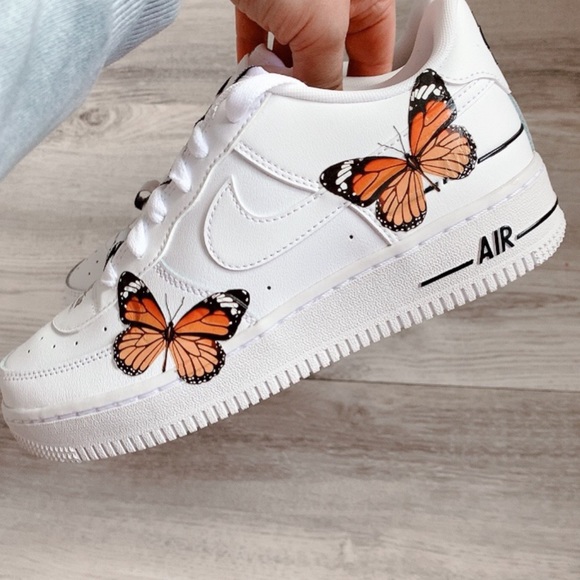 NIKE AIR FORCE 1 low butterfly custom - Picture 10 of 13